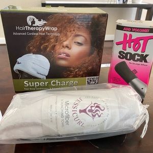Jessi Curl  hair wrap and hot sock diffuser